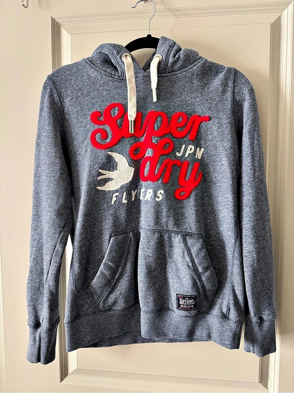 Superdry Super Premium Fleece Flyers Hoodie Graphic Large